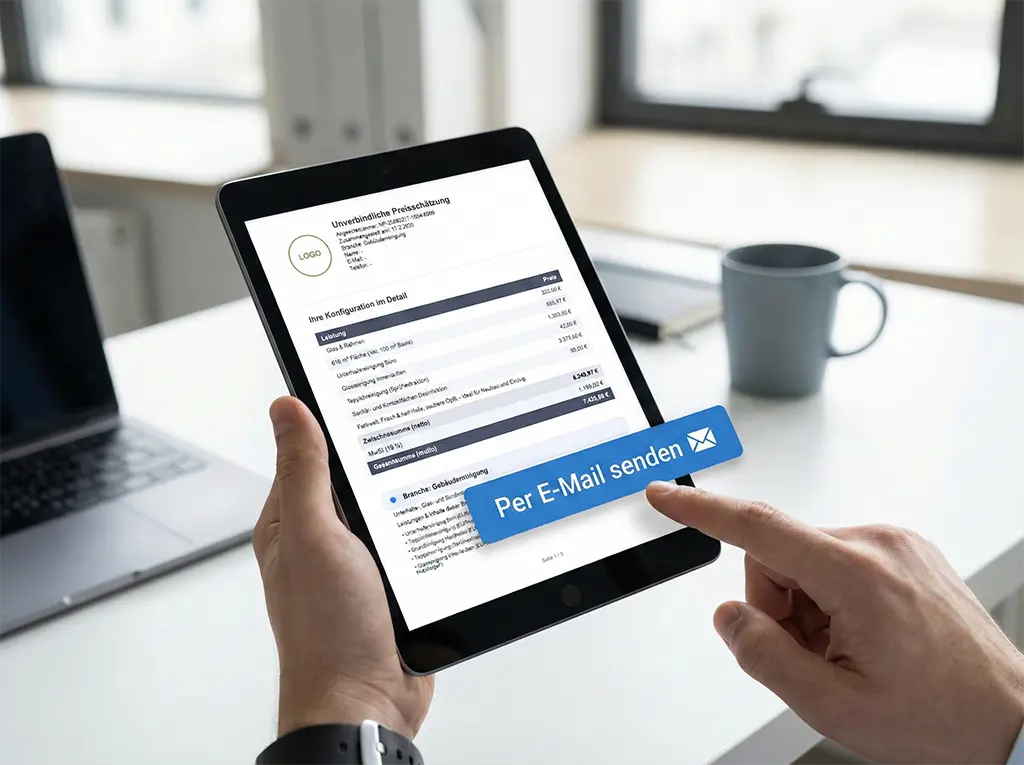 PDF sofort versenden